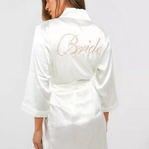 Satin Bride Robe